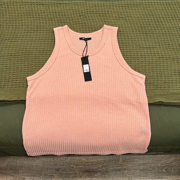 Blissful Textured Tank - Mauve - Picture 1 of 3